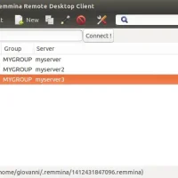 Remmina remote desktop pc server