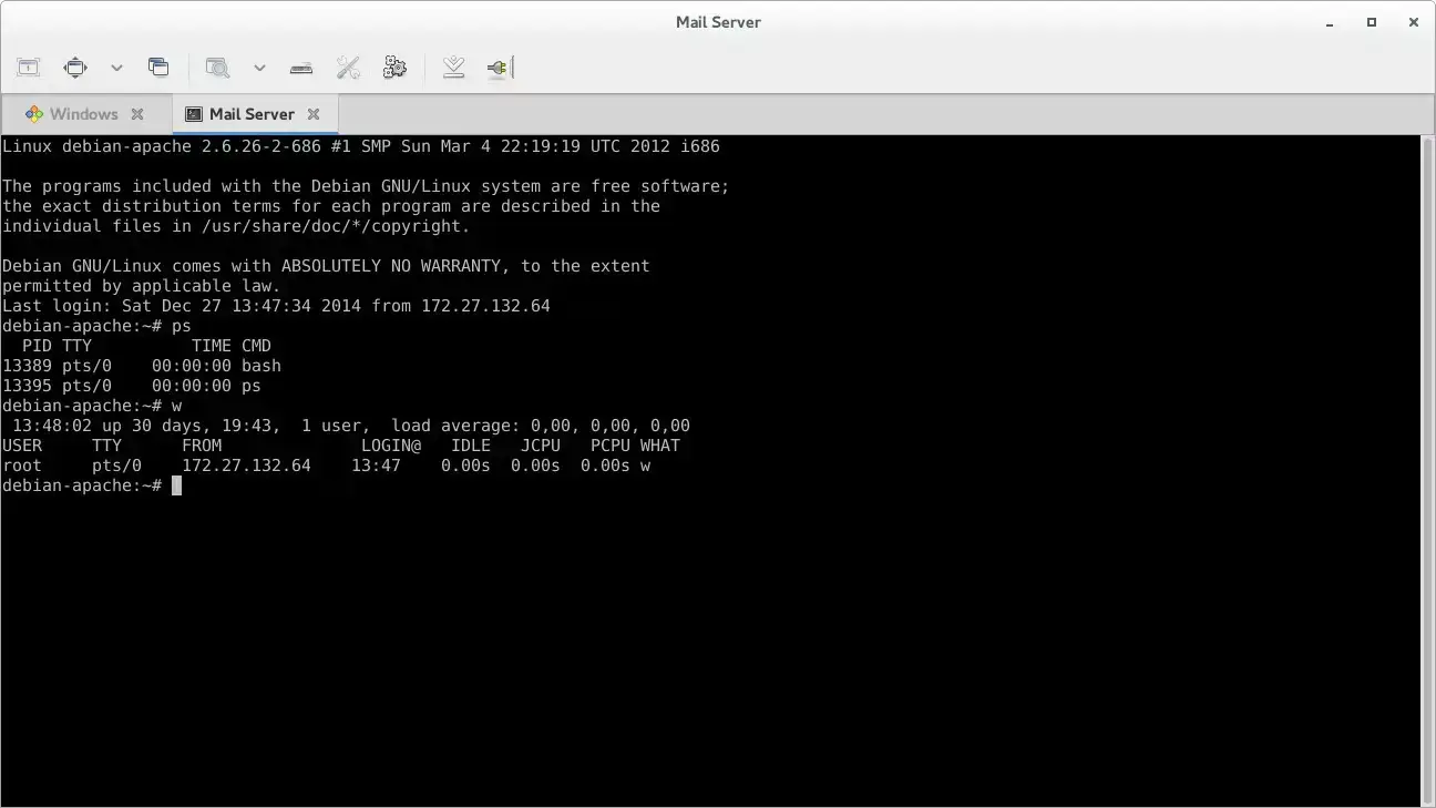 Remmina screenshot setting up mail server - How to Install Remmina on Ubuntu 26.04 - Complete Guide