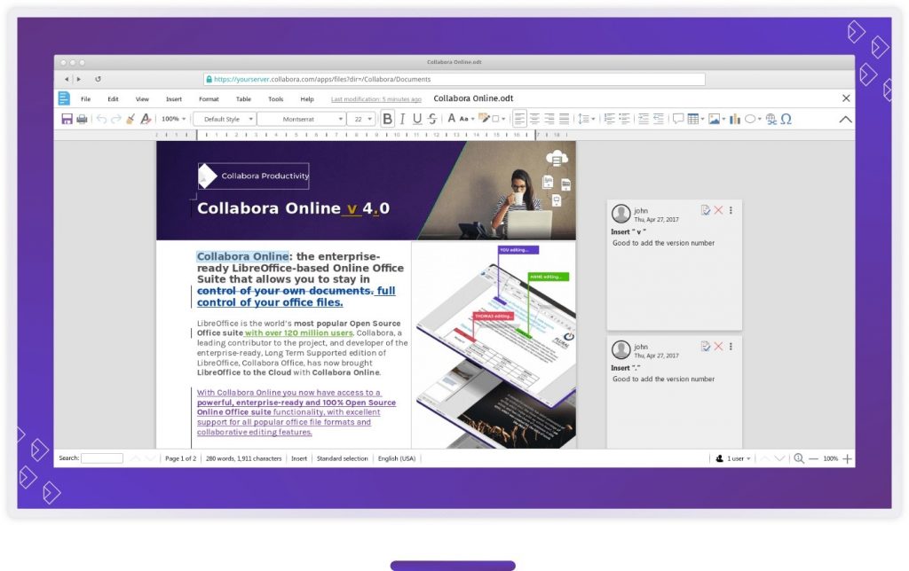 Libreoffice based collabora online 4 0 adds new look numerous improvements 525001 4