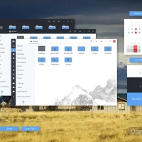 Qogir theme on linux screenshot