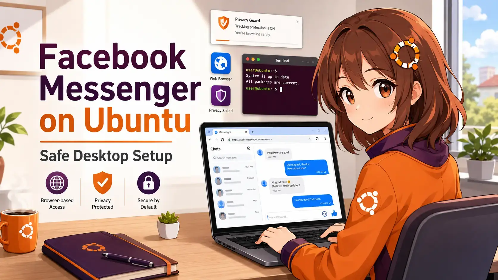 Top facebook messenger for ubuntu cover - Facebook Messenger on Ubuntu 24.04: Install Guide
