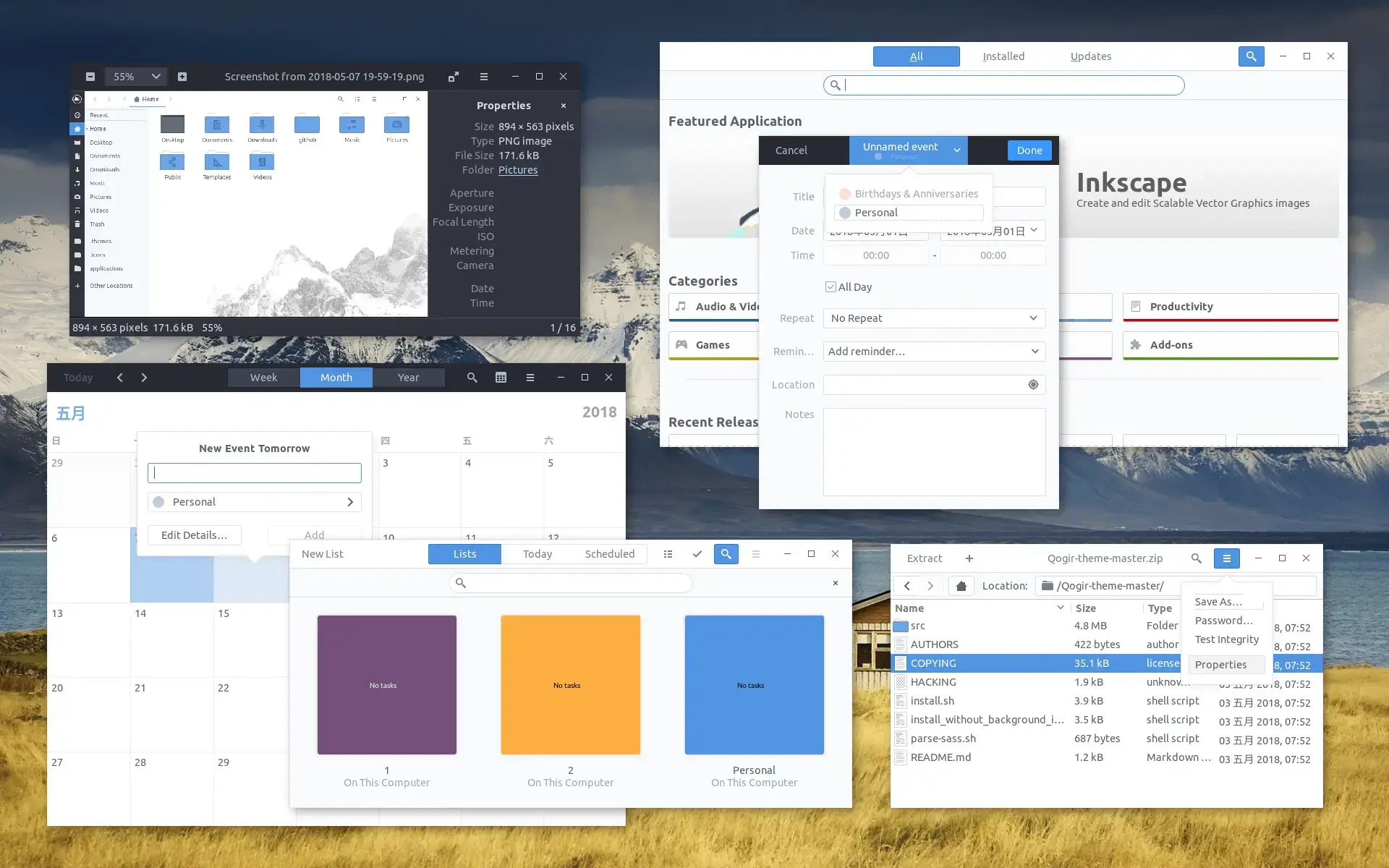 Screenshot - Qogir GTK Theme for Ubuntu (2026 Guide)