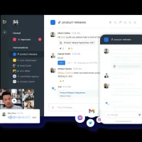 How rocket chat looks like ui