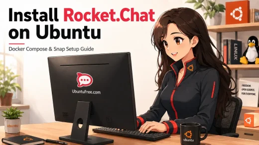 Rocketchat on linux ubuntu cover - How to Install Rocket.Chat on Ubuntu 26.04 - Complete Guide