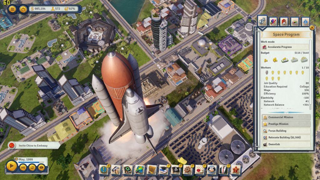 Tropico 6 space program