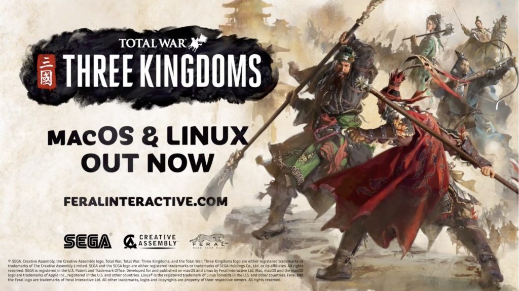 Total war three kingdoms out now for linux and mac ported by feral interactive 526144 2