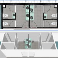 Create office toilets sweethome3d