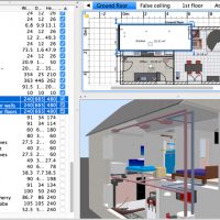 Edit walls of house sweethome3d