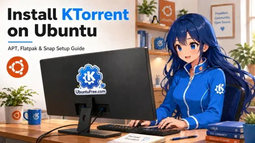 Ktorrent install linux ubuntu cover - How to Install KTorrent on Ubuntu 26.04 - Complete Guide