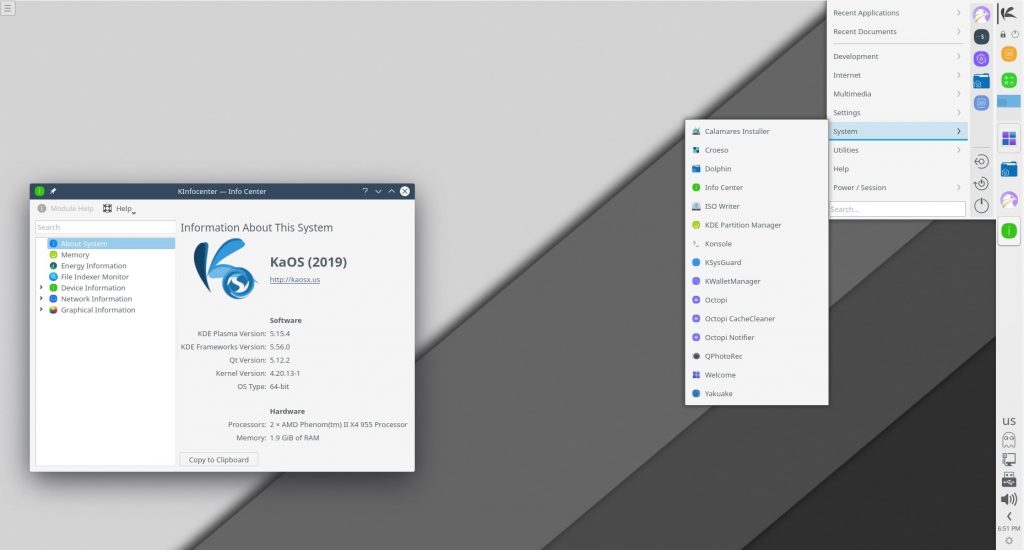 Kaos linux gets july release with kde plasma 5 16 desktop linux kernel 5 1 526583 2