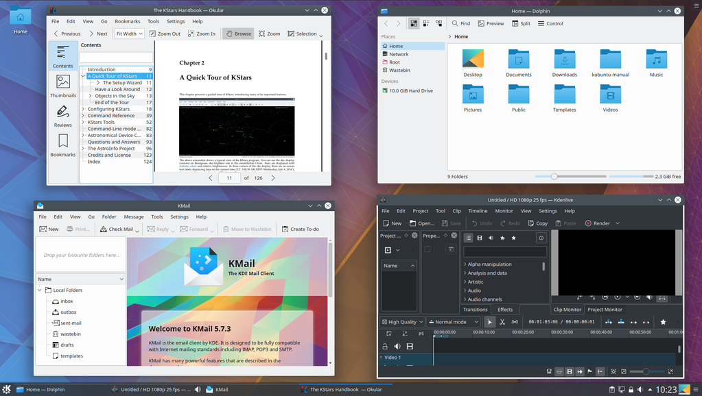 Kubuntu 1804 apps