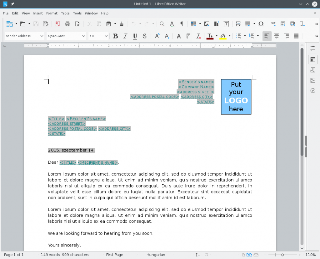 Kubuntu 1804 libreoffice