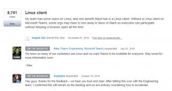 Microsoft teams for linux could soon be a real thing