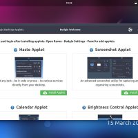 Ubuntu budgie 1804 install applets