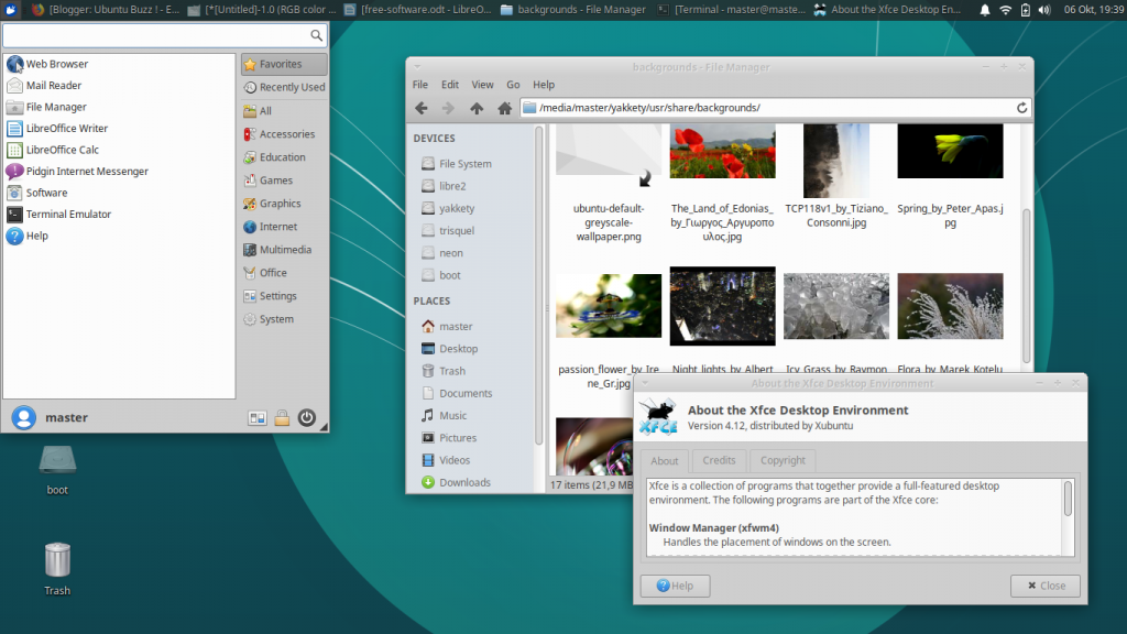 Xubuntu 1804 xfce screenshot