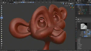 Blender monkey model screenshot linux - How to Install Blender on Ubuntu 26.04 - Complete Guide