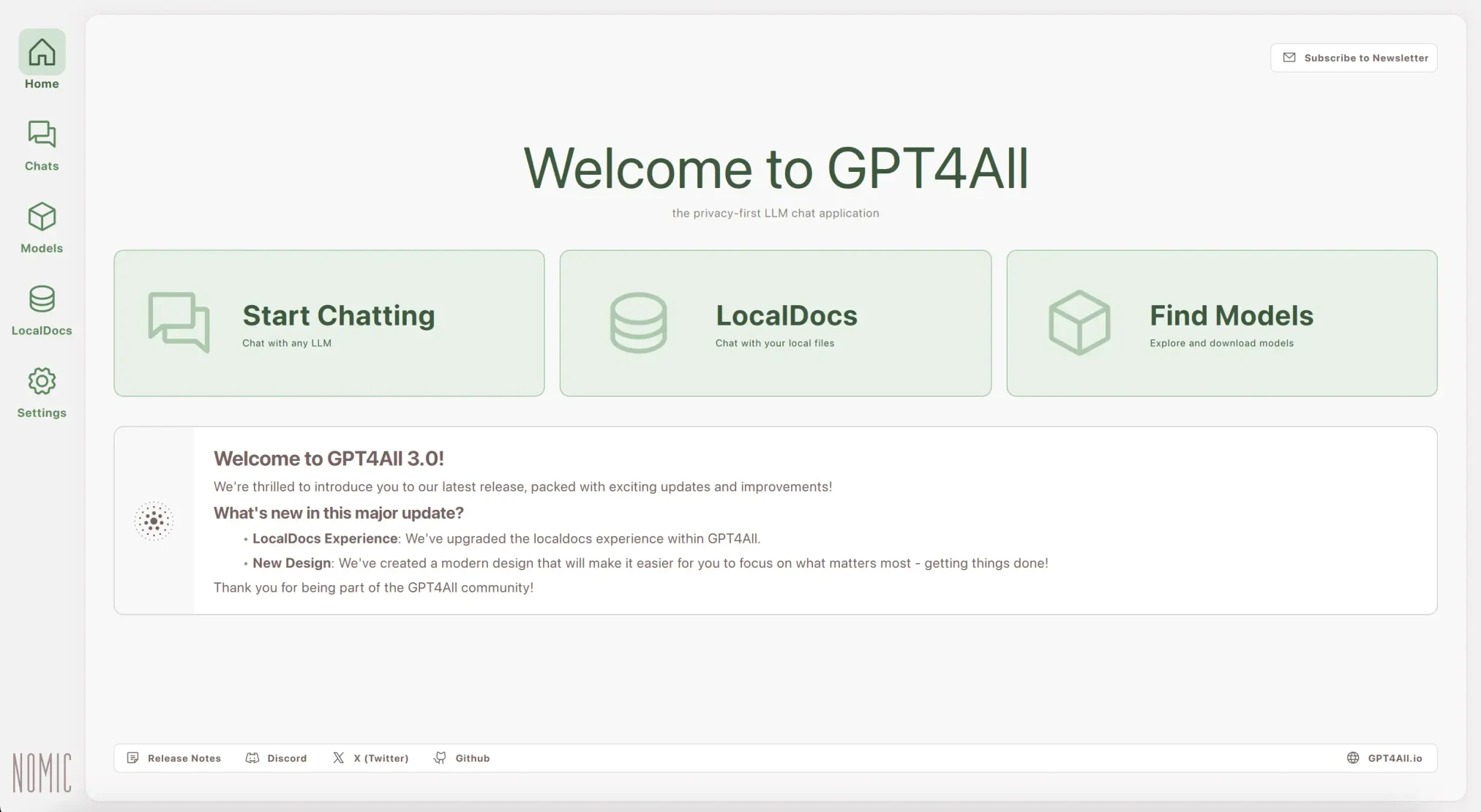 Best open source ai tools for ubuntu gpt4all screenshot - Top 5 Open Source AI Tools for Ubuntu in 2025