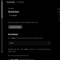 Best open source ai tools for ubuntu ollama screenshot