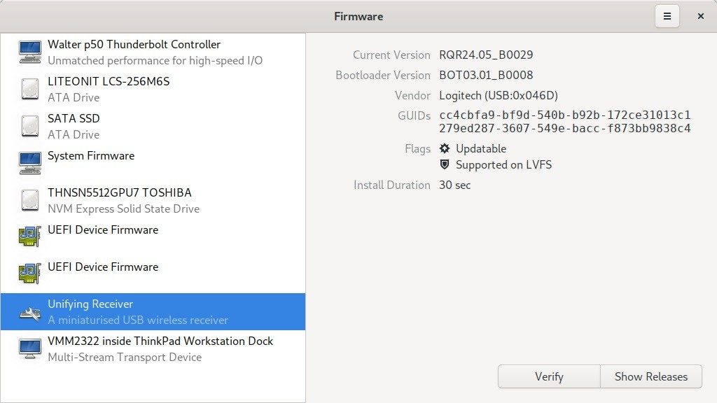 Gnome firmware app launches officially to make updating firmware easier on linux 527421 2