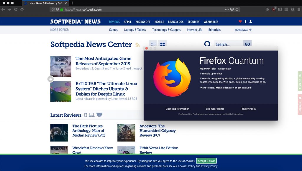 Mozilla firefox 69 is available for all supported ubuntu releases update now 527288 2
