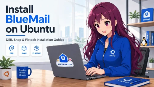 Bluemail ubuntu setup cover - How to Install BlueMail on Ubuntu 26.04 - Complete Guide