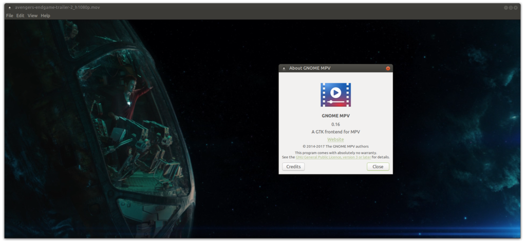 Gnome mpv ubuntu mate 19 10