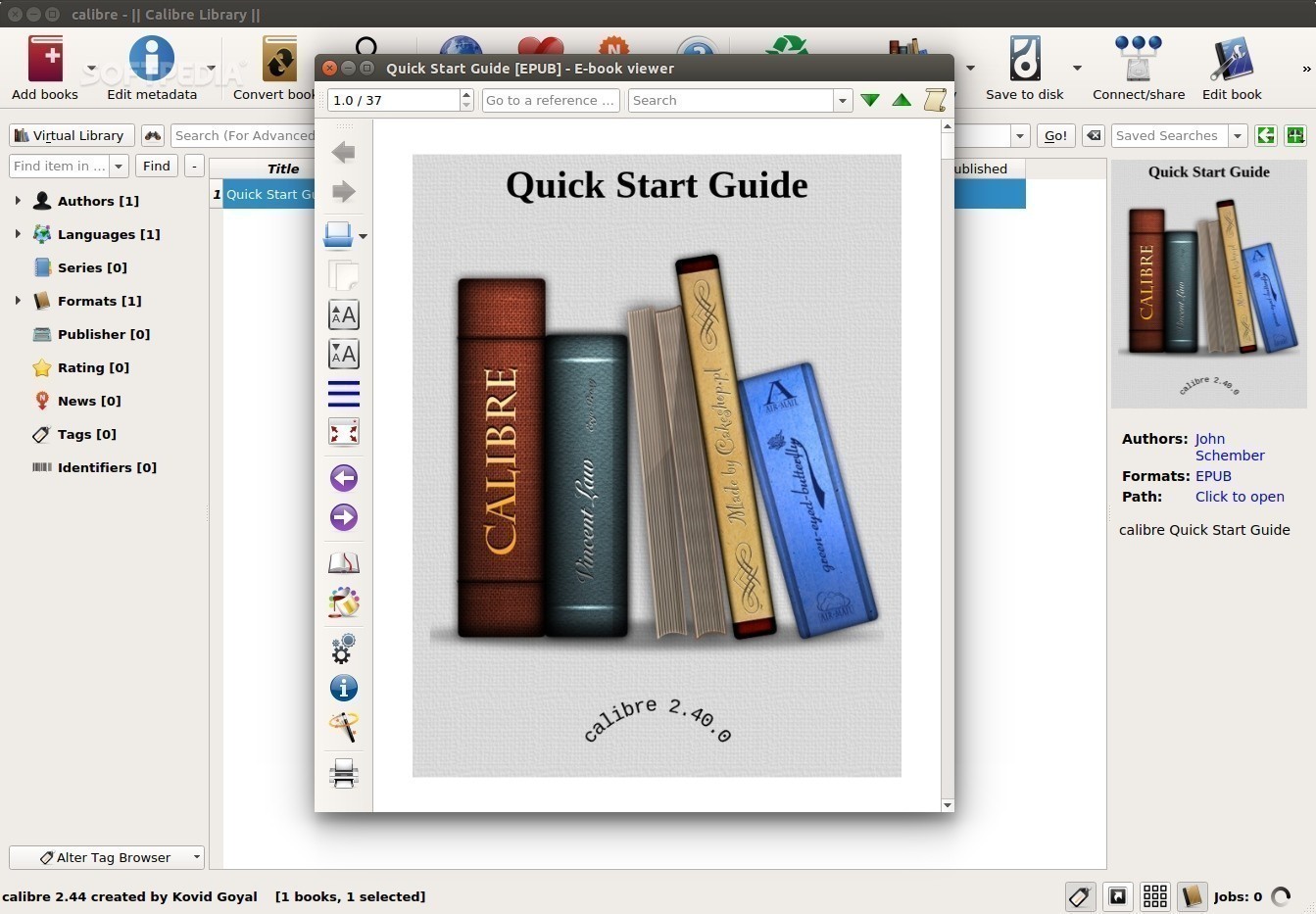 Calibre open source ebook management app gets major release after two years 527701 2