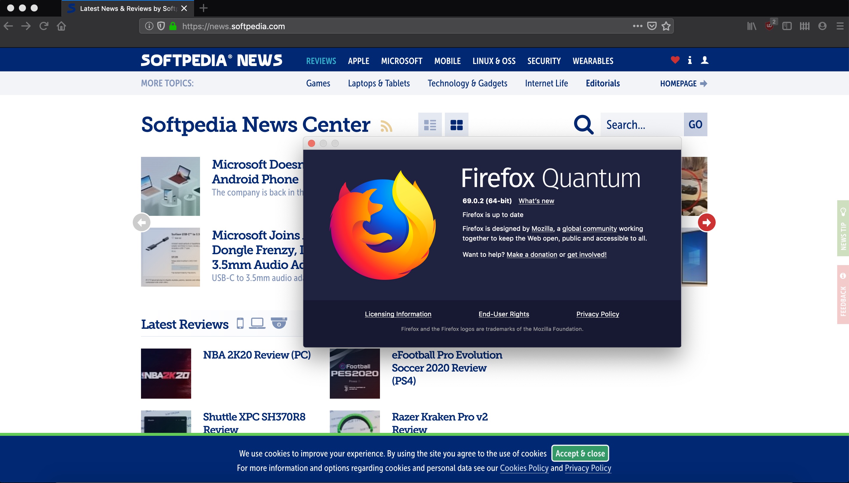 latest mozilla firefox update crashed windows