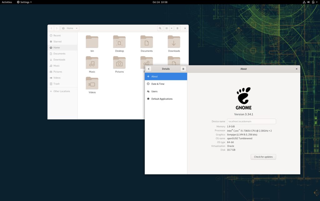 Opensuse tumbleweed users get the gnome 3 34 desktop environment many goodies 527971 2