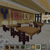 Inside minecraft house