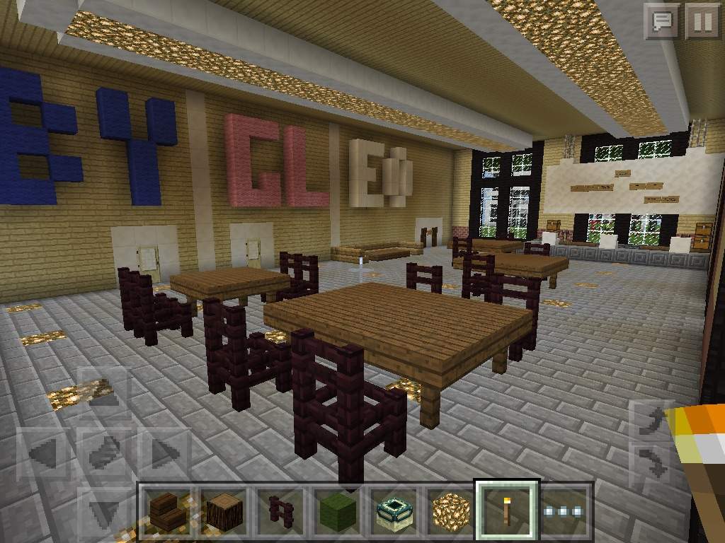 Inside minecraft house