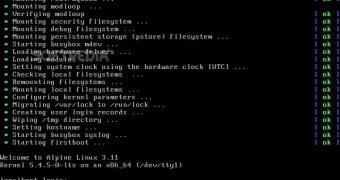 Alpine linux 3.11 released with linux kernel 5.4 and raspberry