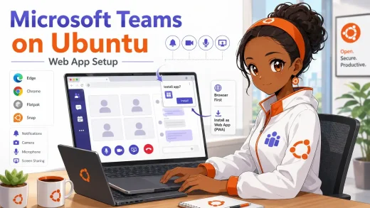 Install microsoft teams on linux cover - Microsoft Teams on Ubuntu 24.04: Install Guide