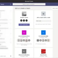Teams on ubuntu snap login screen