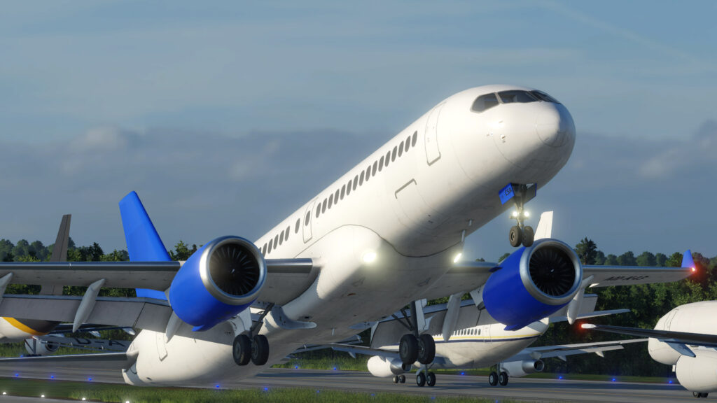Airplane transport graphics