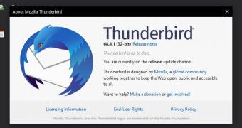 Mozilla thunderbird 68.4.1 released for linux windows and mac