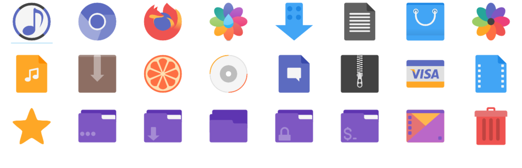 Flatery Icon theme Screenshot