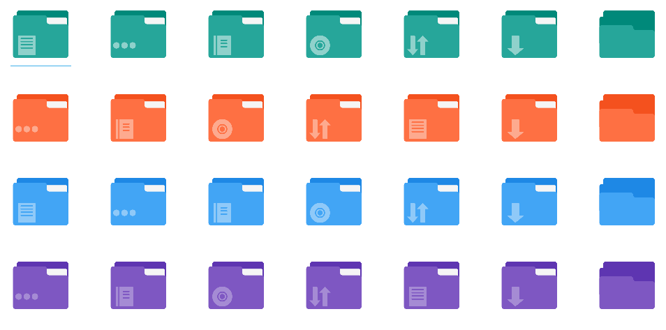 Flatery Folder Icons