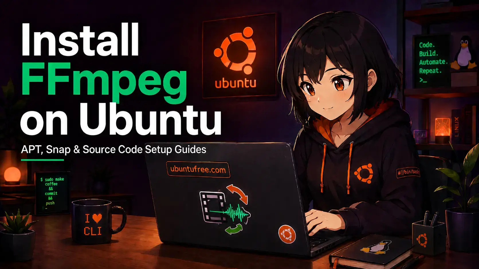 Setting up ffmpeg for ubuntu cover - How to Install FFmpeg on Ubuntu 26.04 - Complete Guide