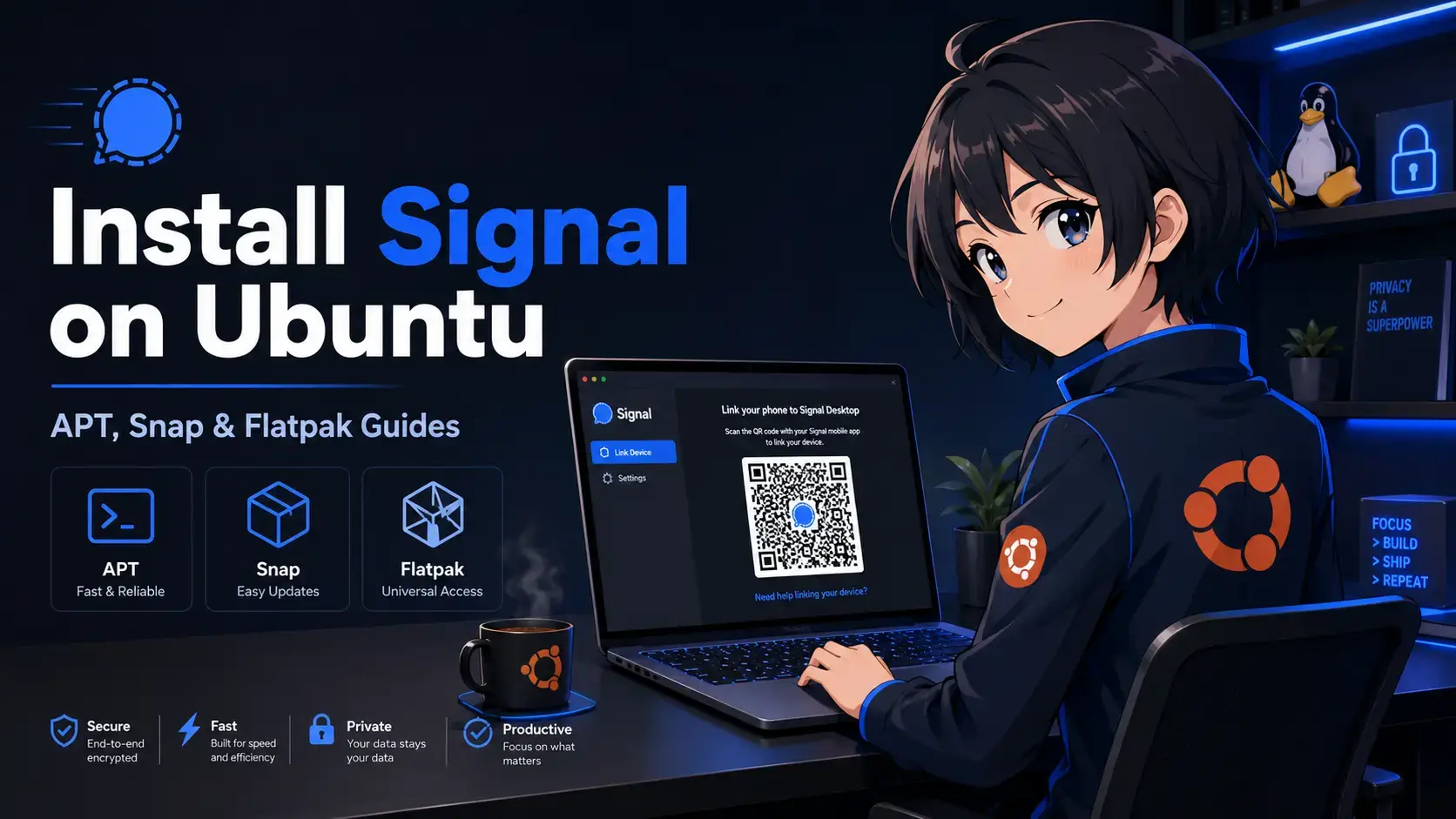 Setting up signal for ubuntu cover - Signal on Ubuntu 24.04: How to Install & Tips