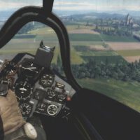 War Thunder first person in jet