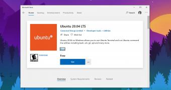 Ubuntu 20.04 lts launches in the windows 10 app store