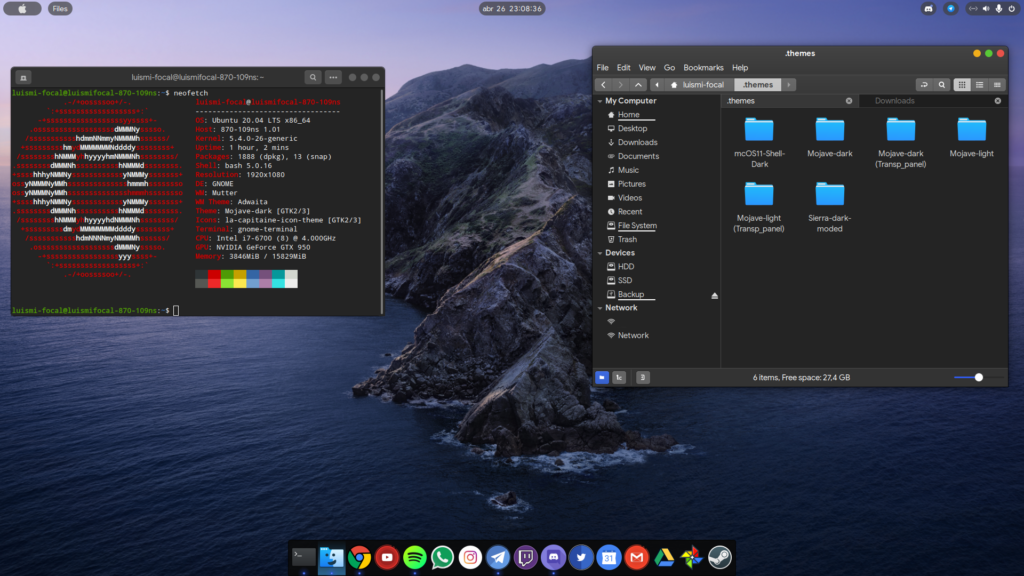 Ubuntu 20 04 looking like macos highlights the linux customization power 529831 2