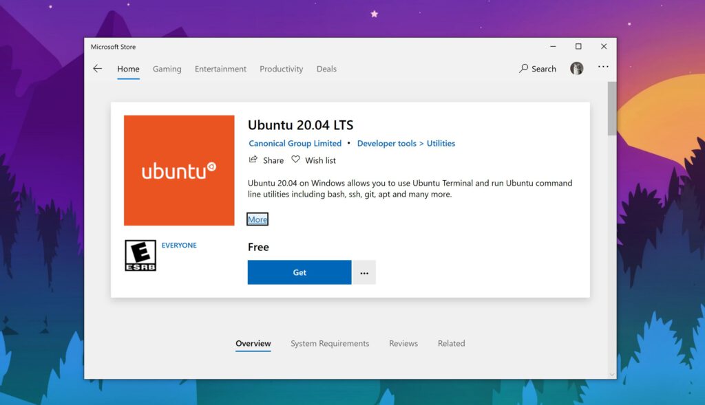 Ubuntu 20 04 lts launches in the windows 10 app store 529808 2