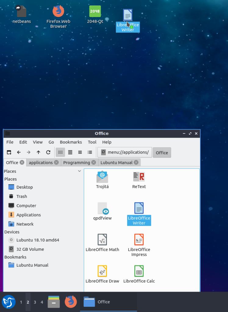 Lubuntu 20 04 office
