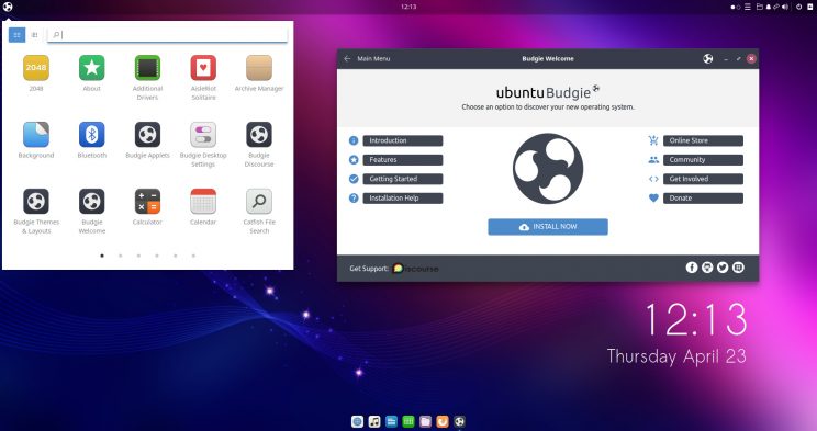 Ubuntu budgie 20 04 desktop look