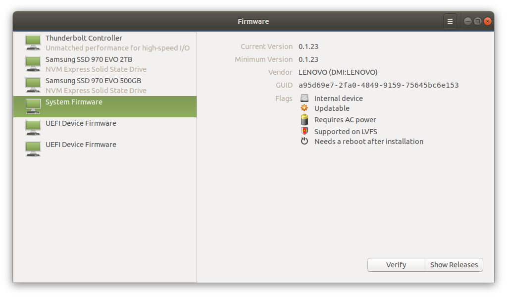 Ubuntu mate 20 04 firmware updater