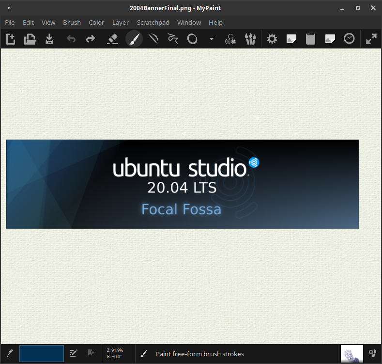 Ubuntu studio 20 04 paint software