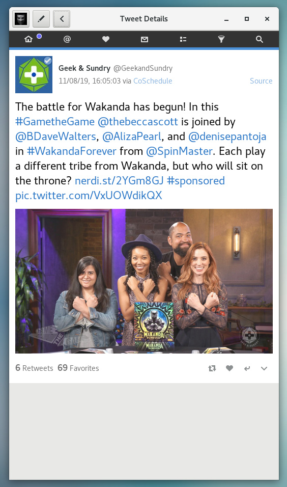 Wakanda tweet