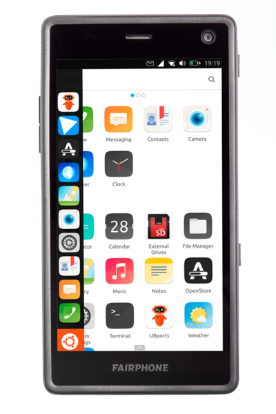 Ubuntu touch fairphone screen